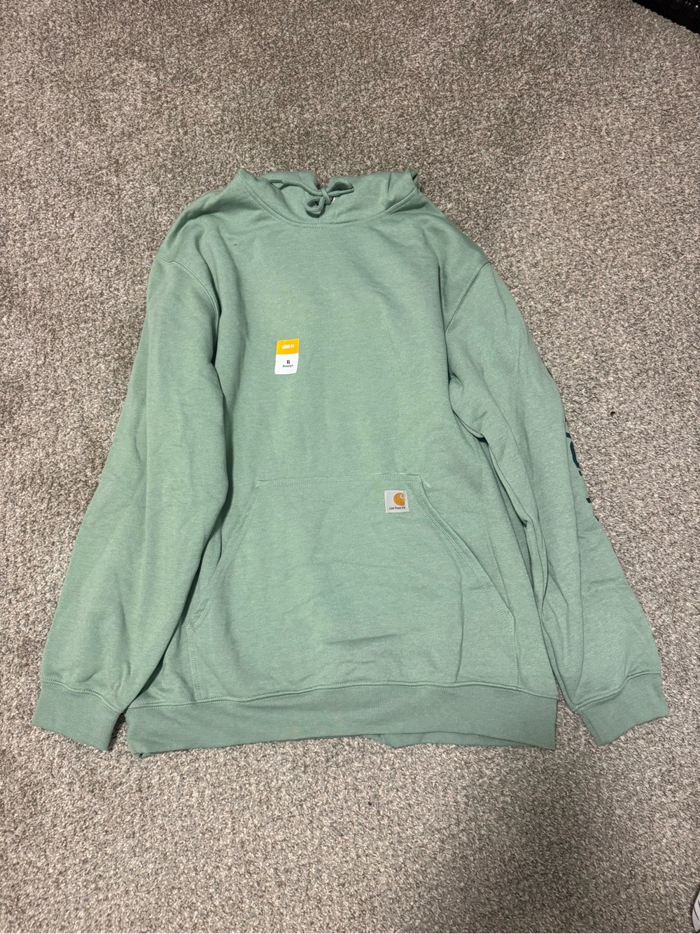 Carhartt Women’s Sage Green Hooded Sweatshirt